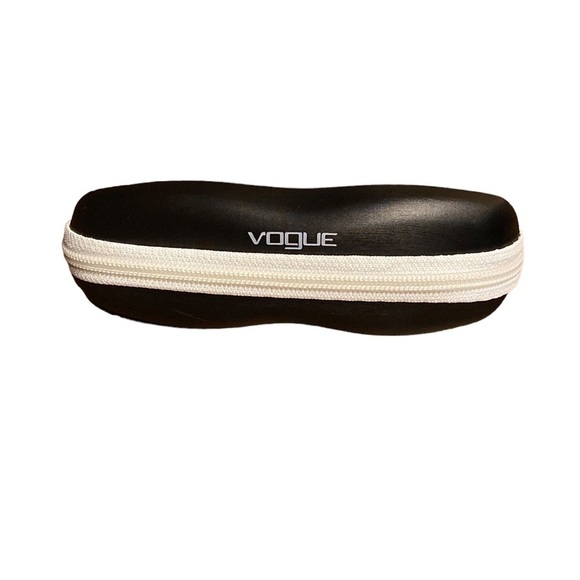 Vogue Glasses ๐ Black Plastic Frames with Rhinestones and Vogue zippered case - Picture 4 of 15